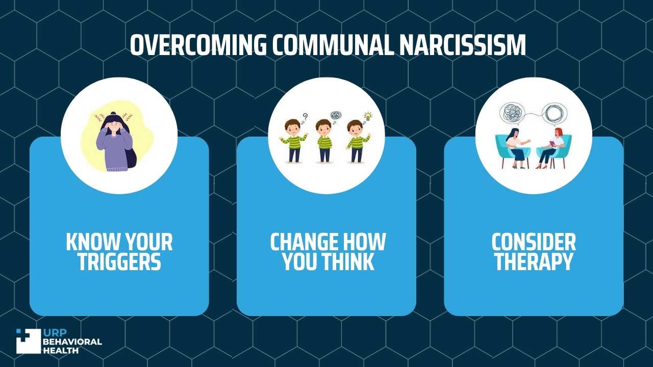 Overcoming communal narcissism